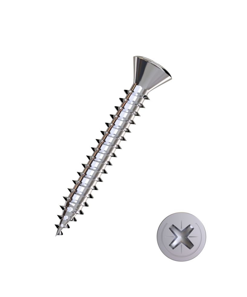 Connex Blechschrauben 4,8 x 16 mm PH 2 - 10 Stück Edelstahl