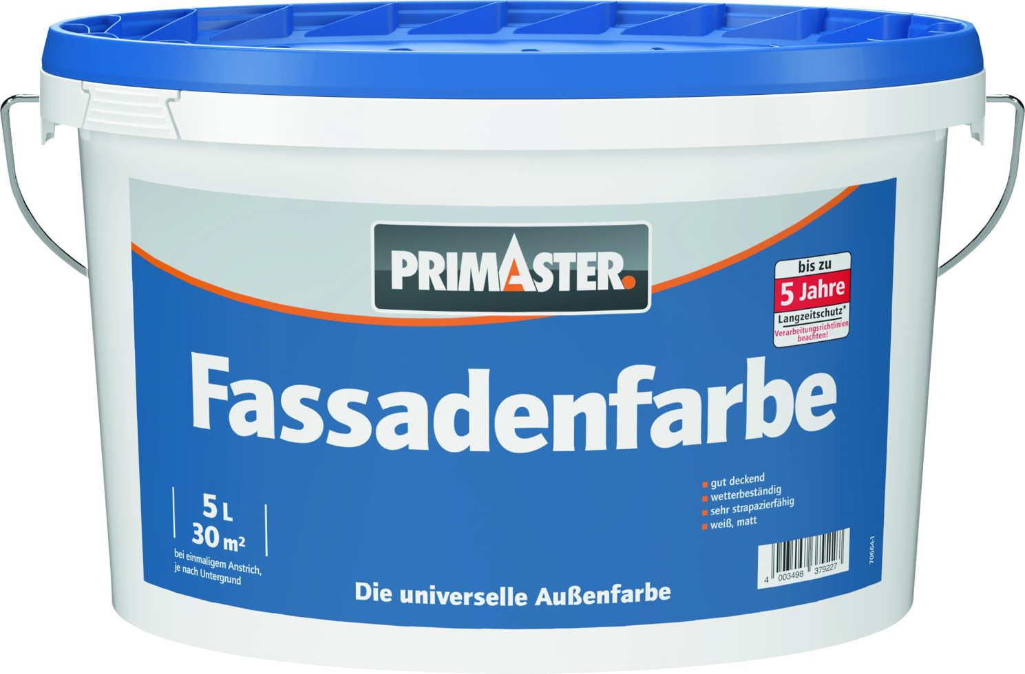 Primaster Fassadenfarbe 5 L weiß