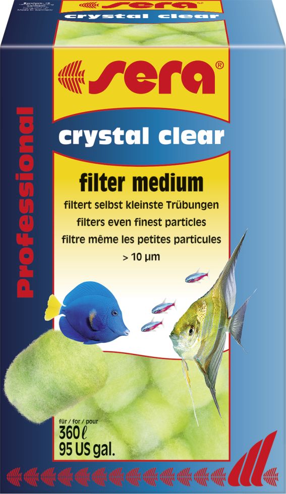 Sera Aquariumzubehör Filtermedium crystal clear Professional 12 Stück