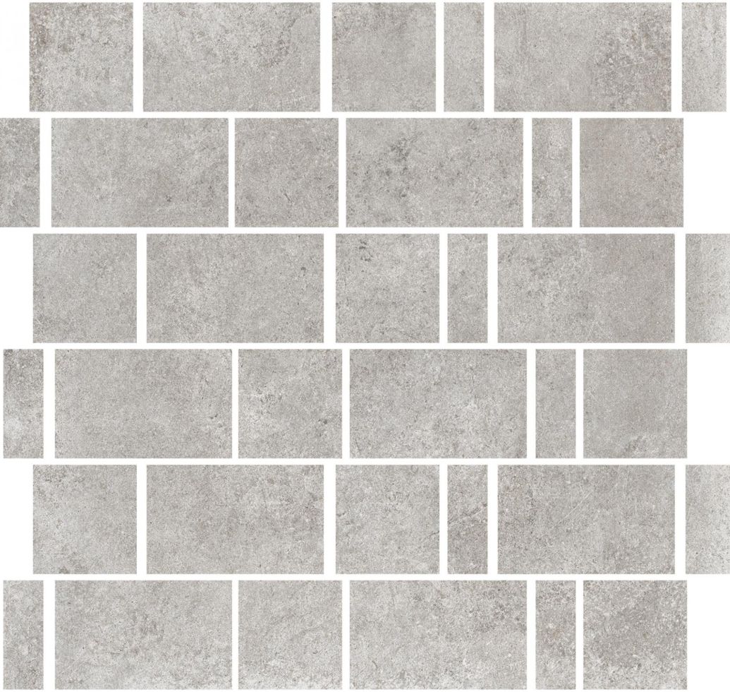 Mosaikfliese Perth 30 x 30 cm grau