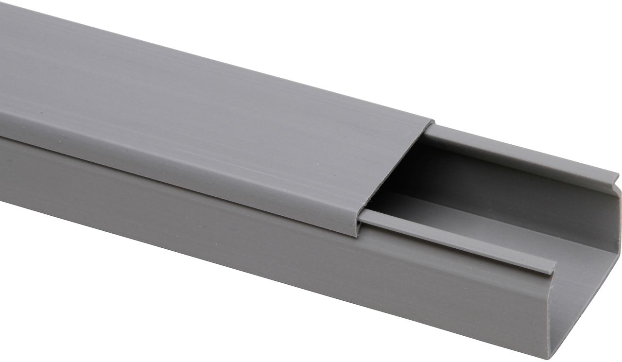 Kabelkanal 2 m, 40 x 25 mm, grau