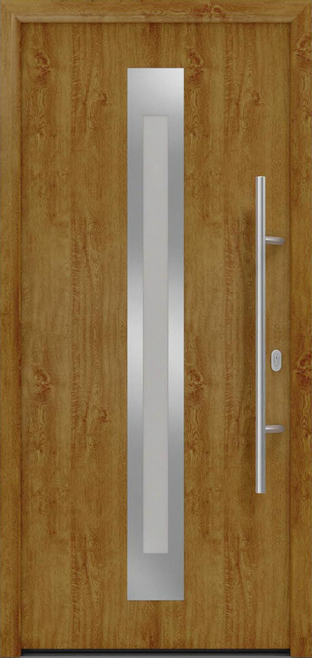 EcoStar Haustür ISOPRO IP 770S golden oak 110 x 210 cm