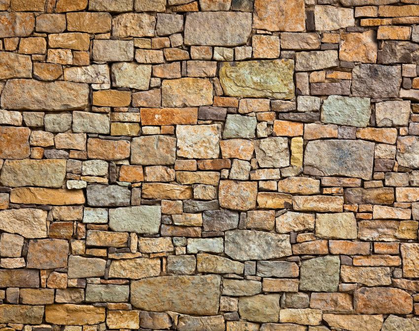 papermoon Vlies- Fototapete Digitaldruck 350 x 260 cm Stone Wall