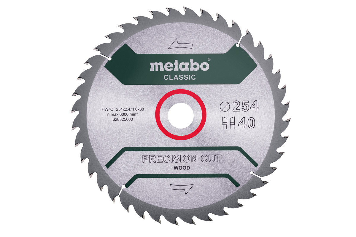 Metabo Kreissägeblatt precision cut wood-classic Ø 254 mm Bohrung Ø 30 mm
