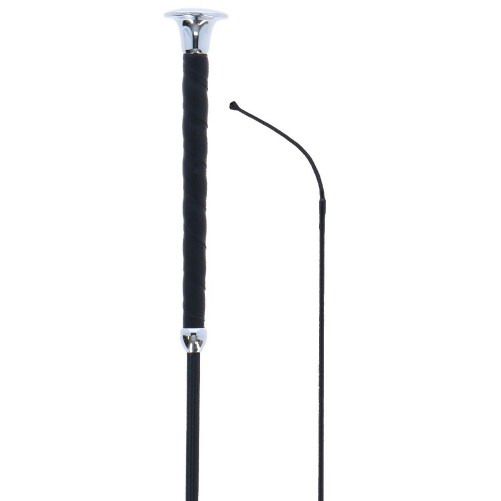 Kerbl Covalliero Dressurgerte, schwarz, 120 cm, mit Glitzerapplikation