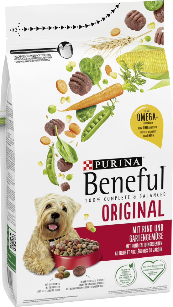 Purina Beneful Hundetrockenfutter Adult 1,4 kg Rind & Gemüse