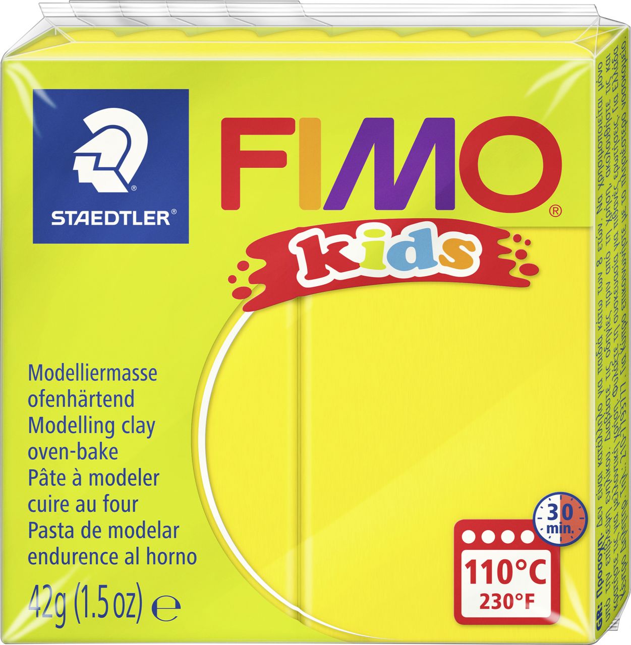 Fimo Kids Modelliermasse gelb 42 g