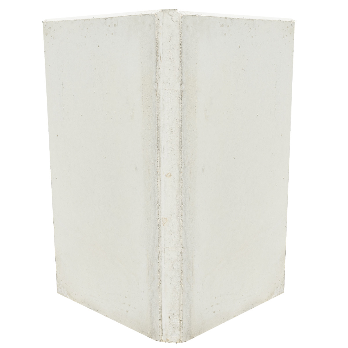 EHL L-Stein Ecke Beton 50 x 50 x 80 cm 2 teilig grau