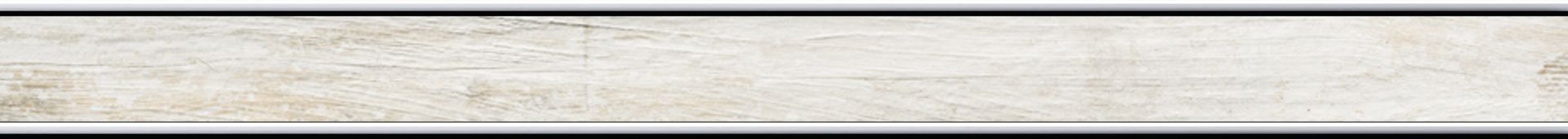 Fliesenbordüre Oak 8 x 89 cm weiß