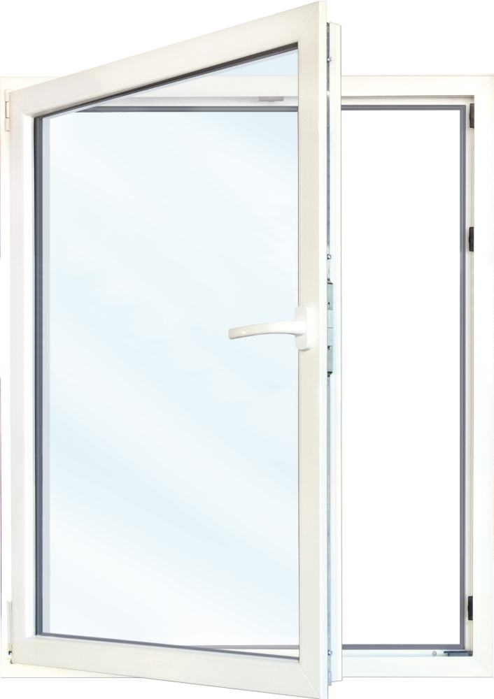 Meeth Fenster 100 x 150 cm DIN links 1 flügelig Dreh-Kipp weiß