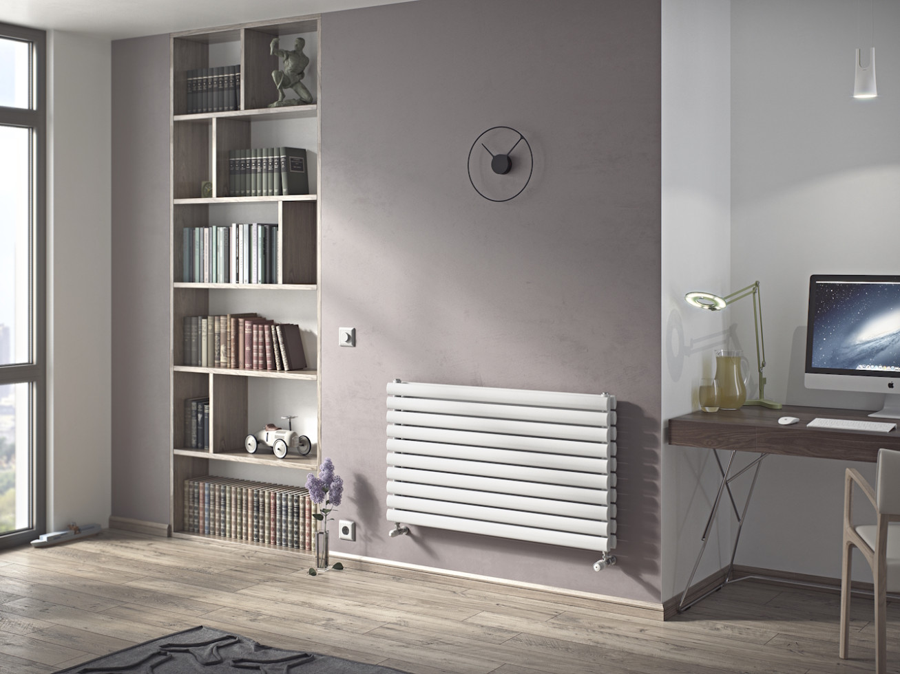 Ximax Heizkörper Fortuna Duplex horizontal 58,4 x 120 cm 1204 Watt weiß