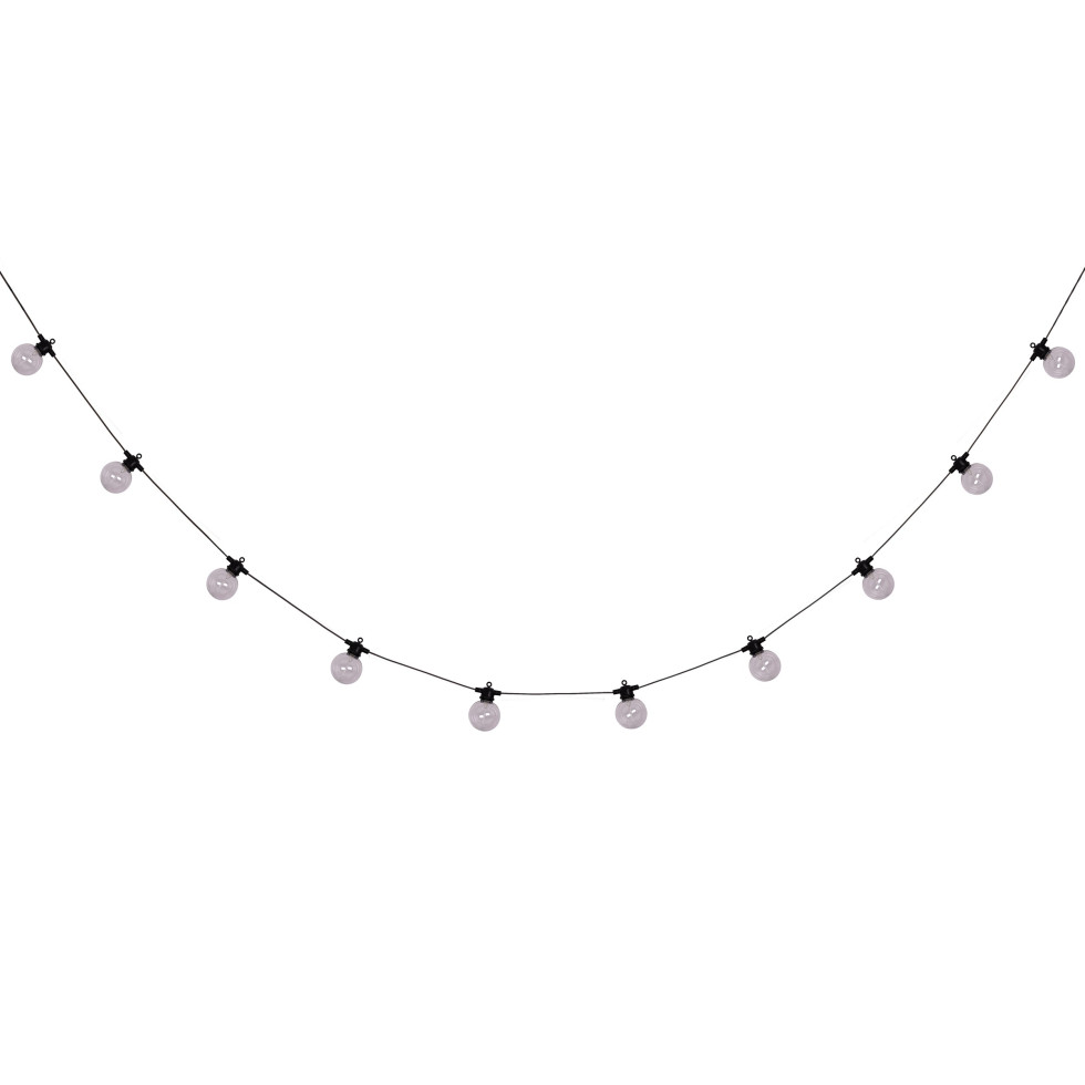 Light & More 10er LED Solar-Lichterkette 10 m warmweiß