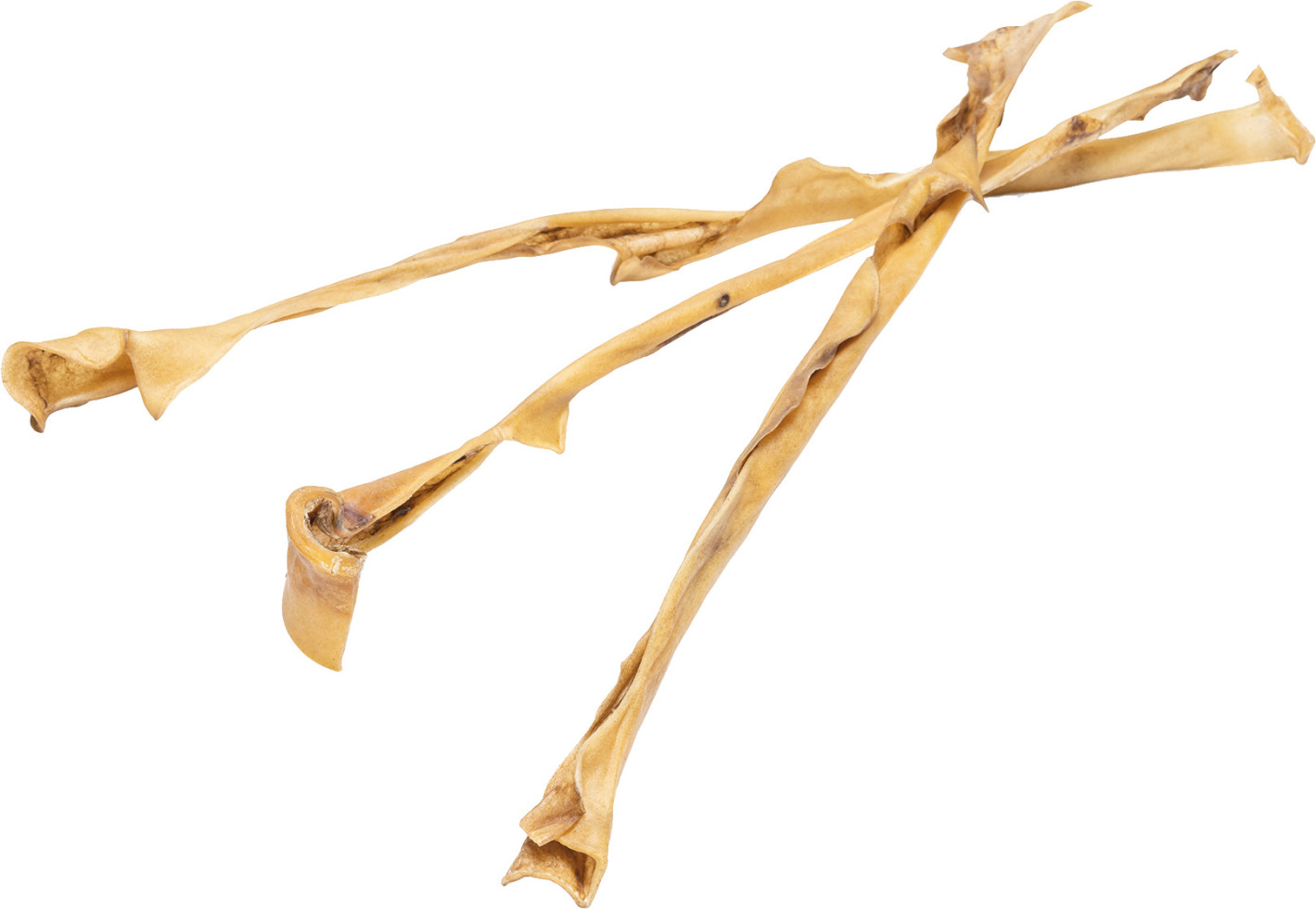 Beeztees Hundesnack Rinderkopfhaut 3 Stück ca. 70 - 80 cm