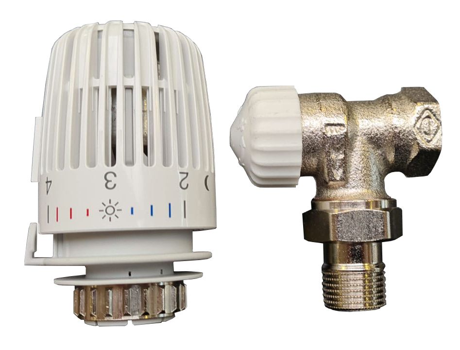 Heimeier Thermostatventil-Set V-Exact II 1/2 Eck