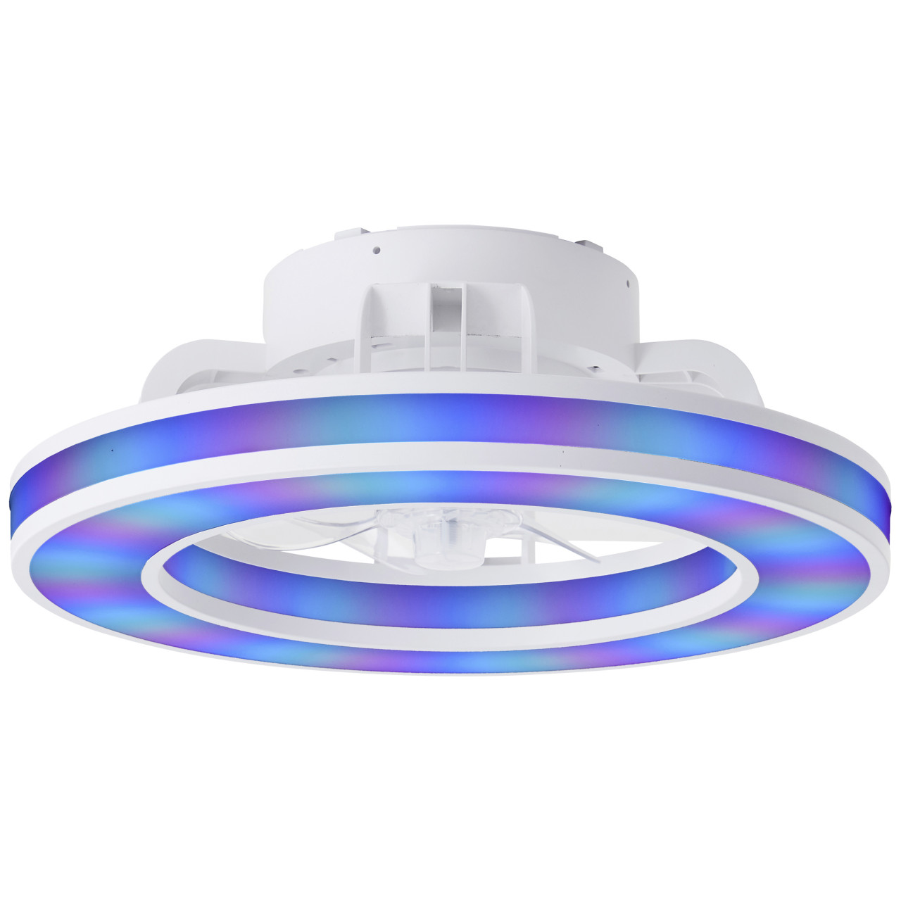 Brilliant LED Deckenleuchte mit Ventilator Mondello Ø 42 cm 26 W weiß