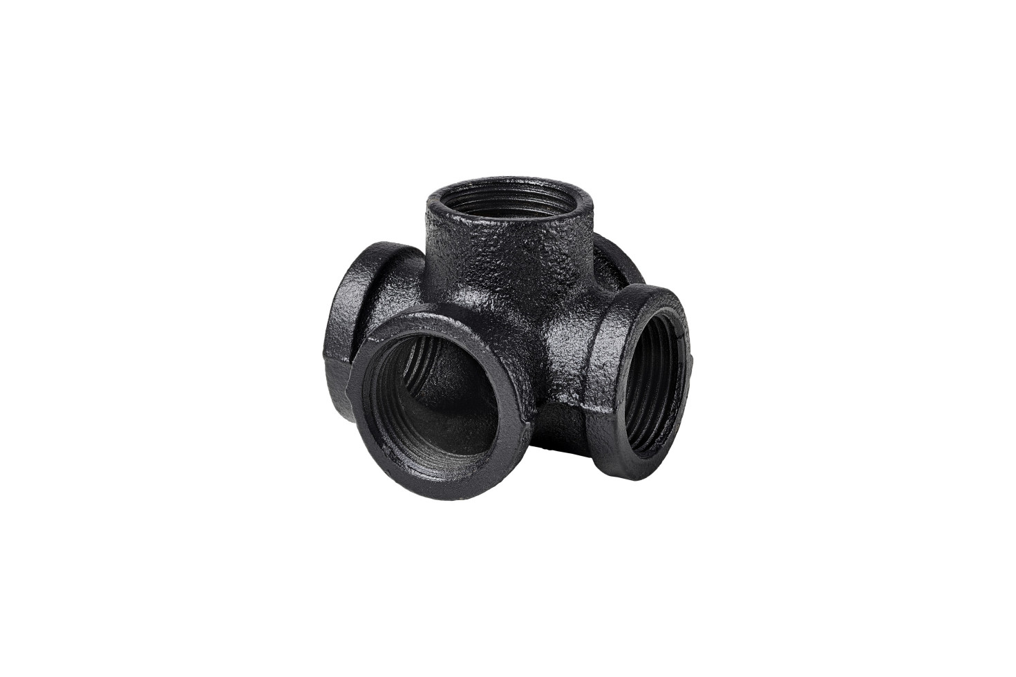 Dolle Eckverbinder für Pipe-Regalsystem 90° 20 mm (3/4) schwarz matt 5 Stück