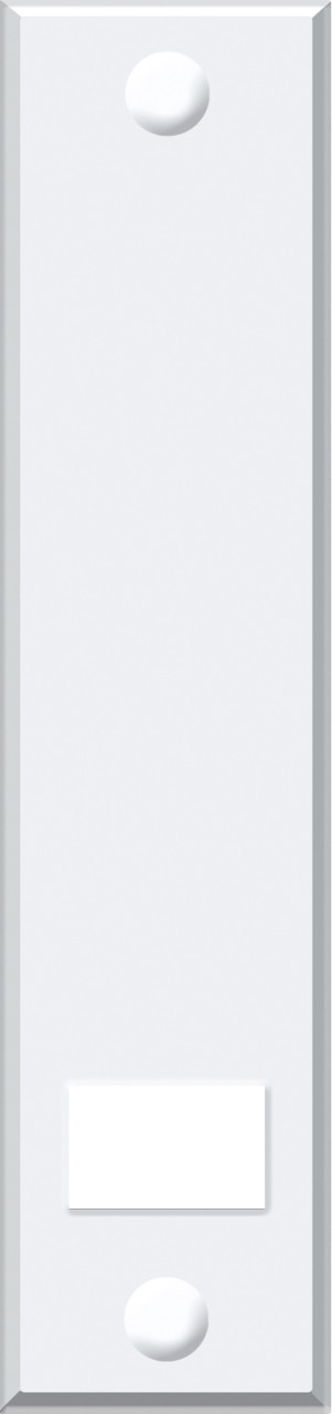 Schellenberg Abdeckplatte STANDARD Lochabstand 13,5 cm weiß