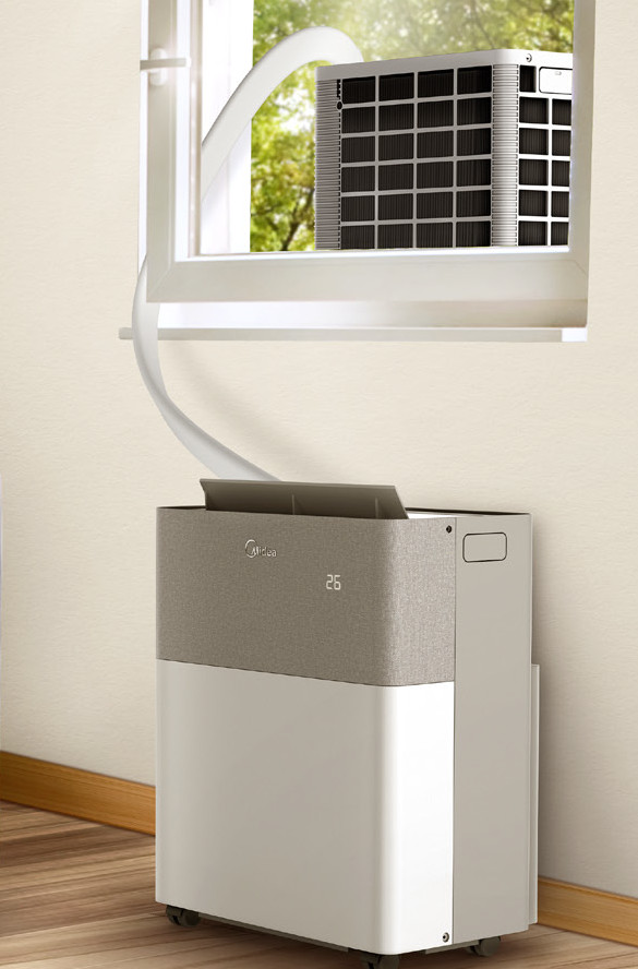 Midea PortaSplit mobile Split-Klimaanlage 12000 BTU Heiz-/Kühlfunktion