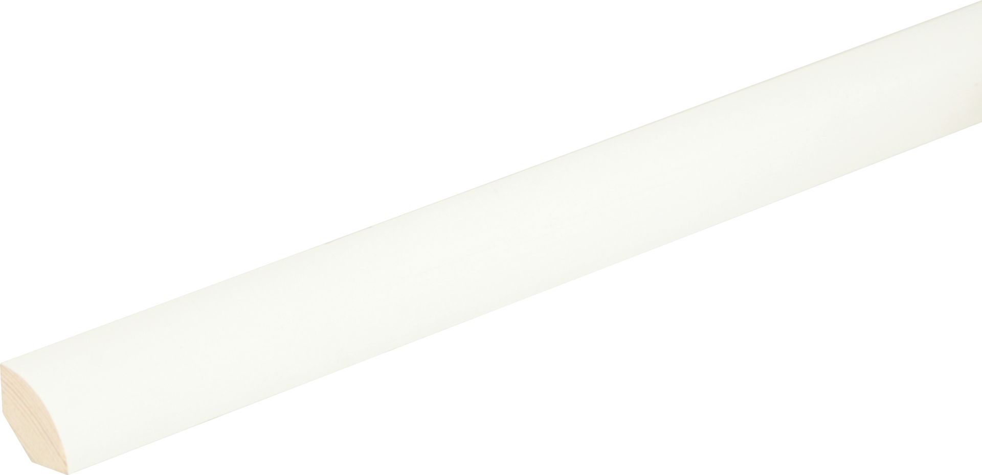 FN Neuhofer Viertelrundstab L0185 RAL9010 240 cm 18 x 18 mm
