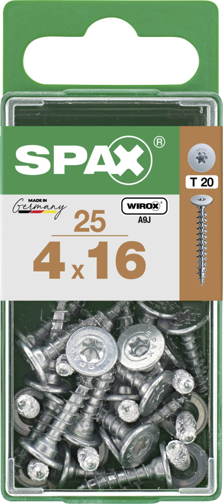 Spax Möbelbauschrauben 4.0 x 16 mm TX 20 - 25 Stk.