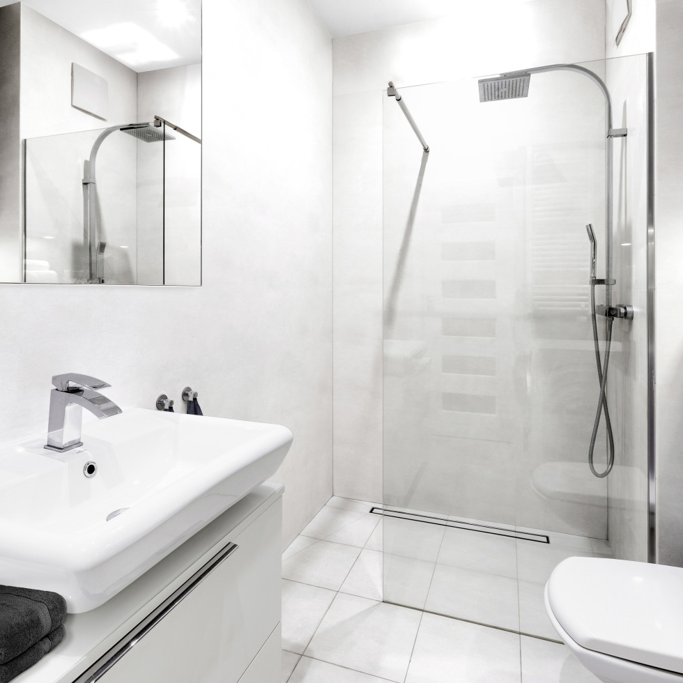 Grosfillex Kunststoffpaneel Steinoptik 260 x 60 cm 5 mm weiß