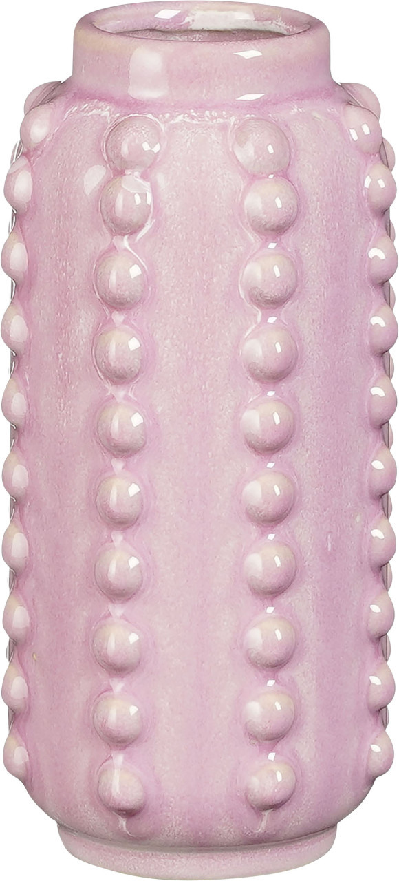 Mica Vase Boaz lila Keramik 18 x 8 cm