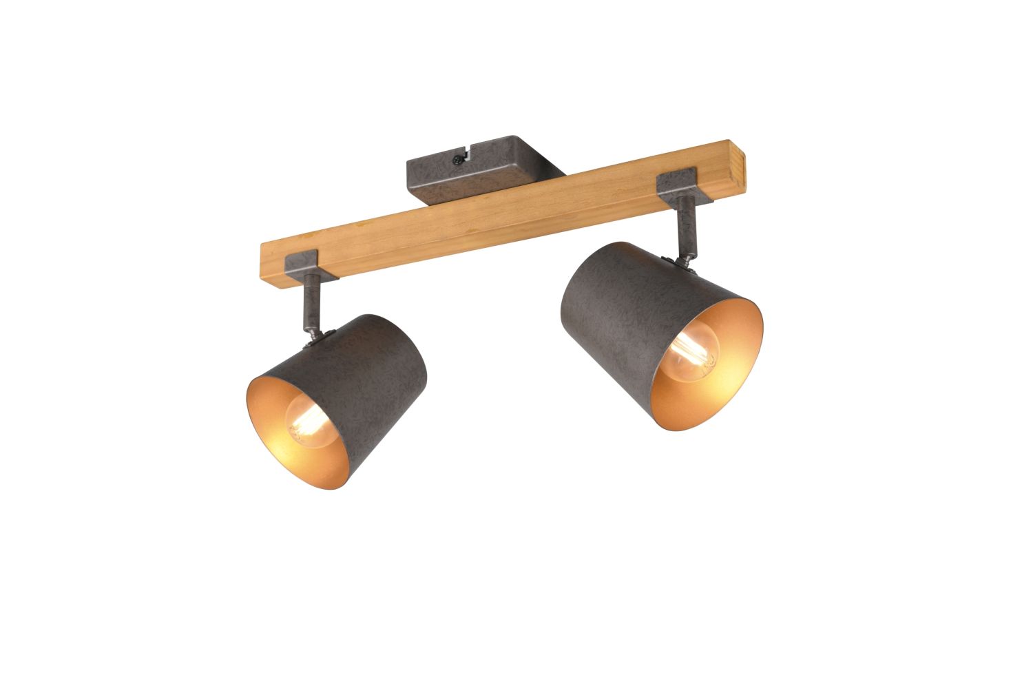 Trio Leuchten 2er Spot Bell nickel antik