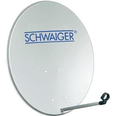 Schwaiger Aluminium Offset Antenne 73 cm hellgrau Ø 73 cm