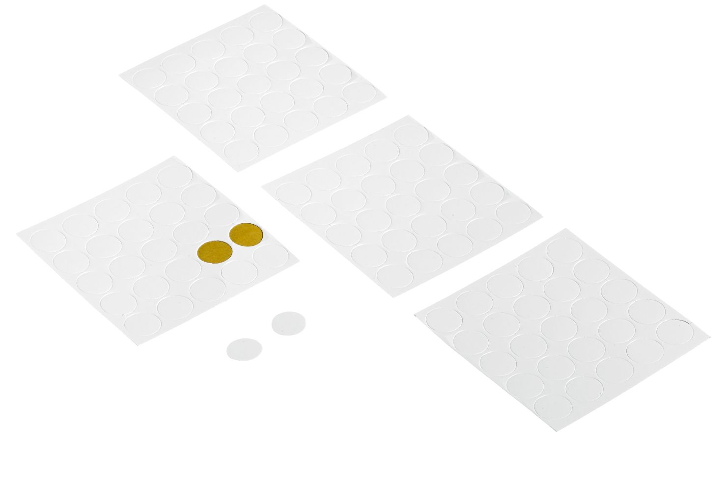 Hettich Möbelpflaster Zum Verdecken von Bohrlöchern, 100 Stück