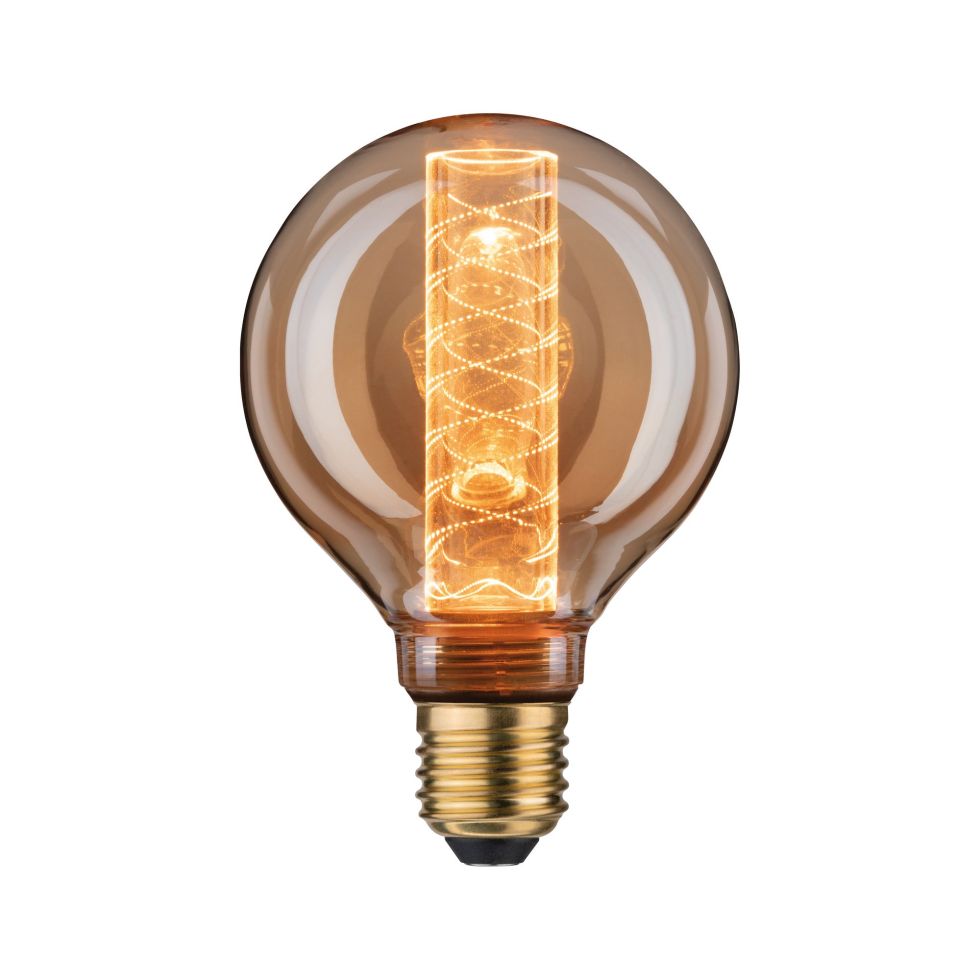 Paulmann LED Vintage Leuchtmittel Globe G95 E27 4 W gold mit Innenkolben