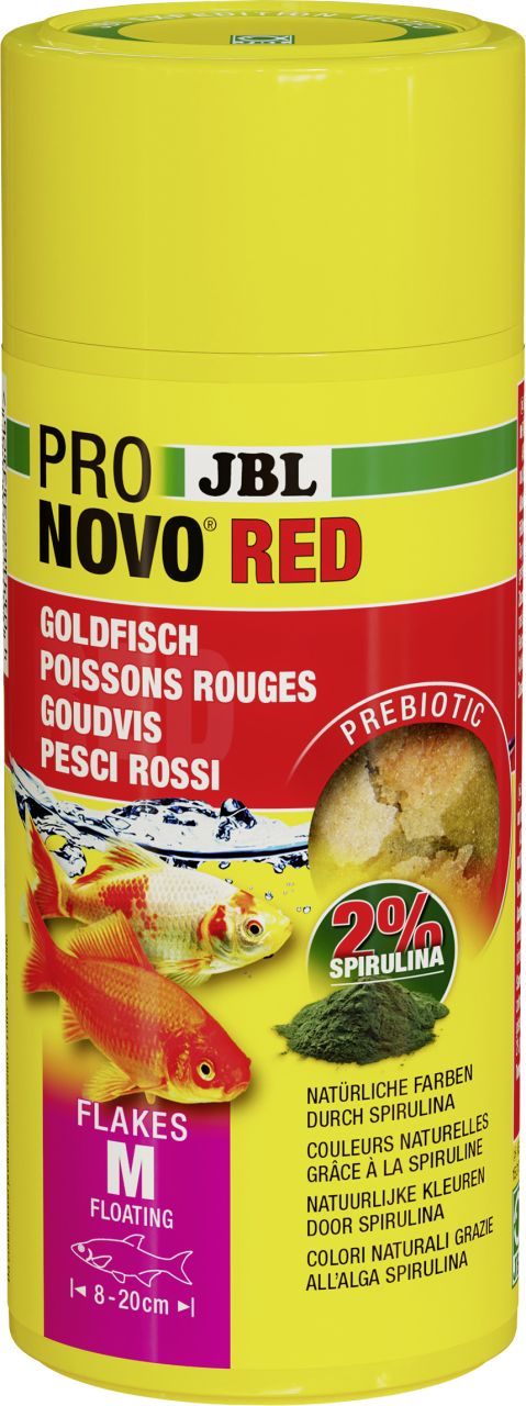 JBL Fischfutter Pronovo RedFlakes M Fischfutterflocken 250 ml
