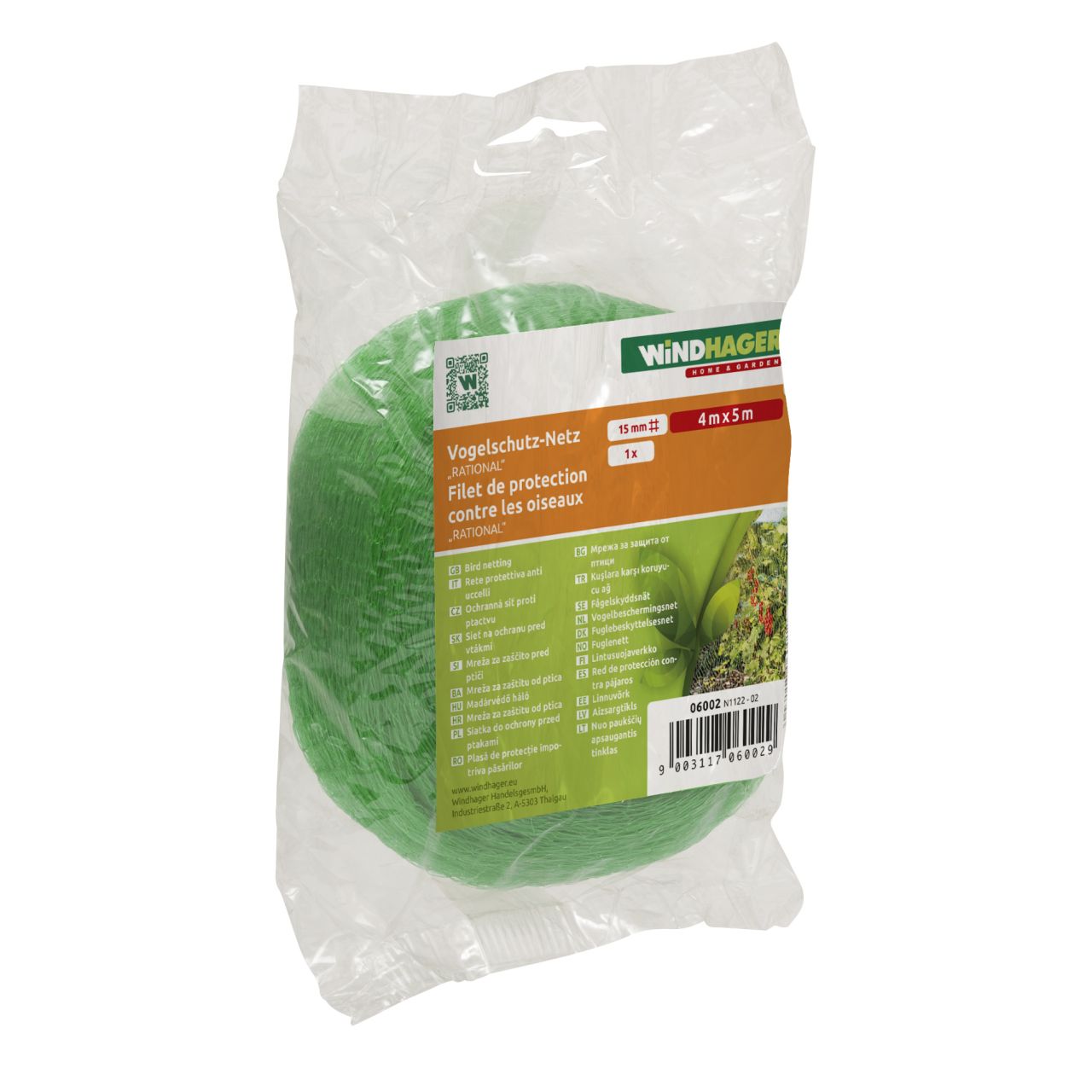 Windhager Vogelschutznetz Rational 5 x 4 m