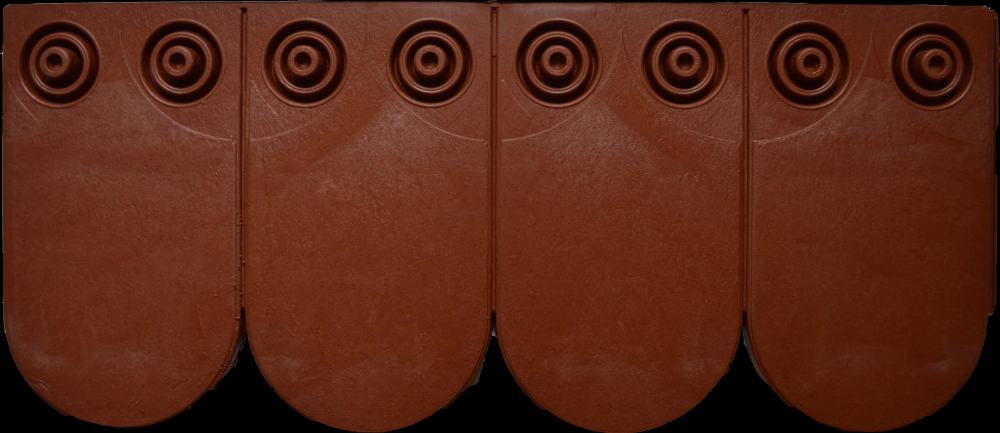 Stabuflex Schindel Kunststoff Verbundplatte Biber 24 x 56 cm rotbraun