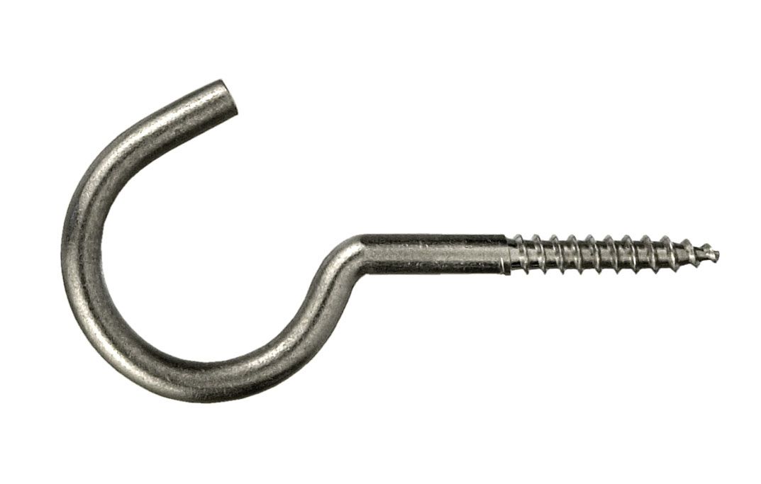 Connex Wäscheleinenhaken 5,2 x 80 mm Edelstahl 4 Stück