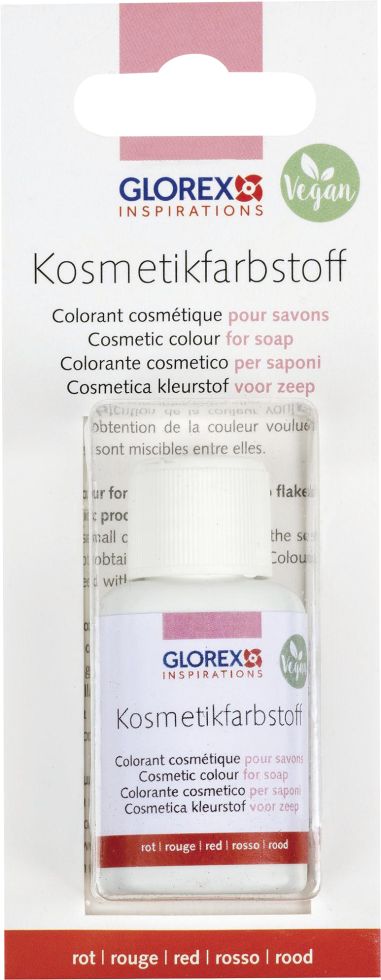 Glorex Seifen-Kosmetik-Farbstoff rot 20 ml