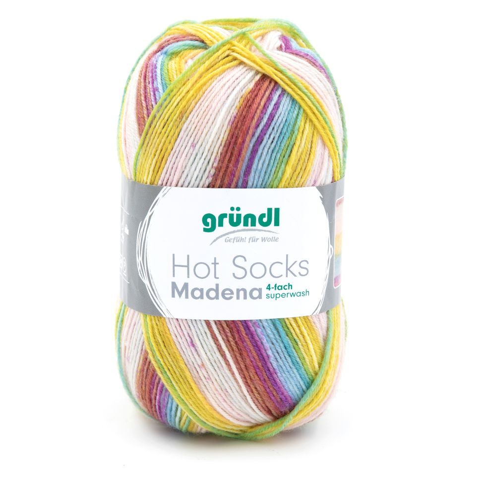 Gründl Wolle Hot Socks Madena 4-fach 100 g caribean-summer
