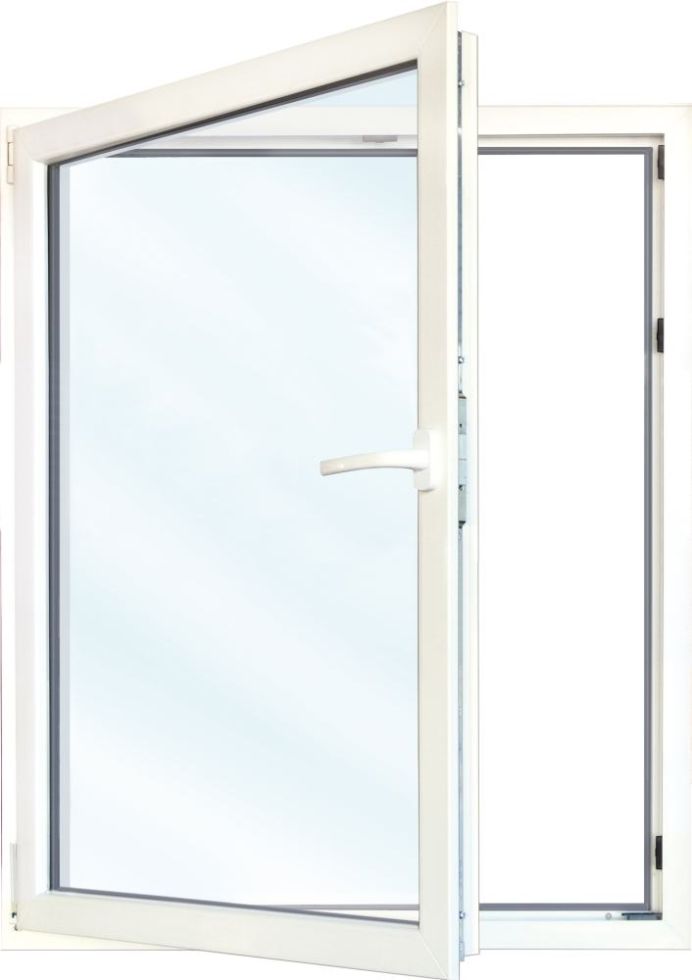 Meeth Fenster 115 x 60 cm DIN links 1 flügelig Dreh-Kipp weiß
