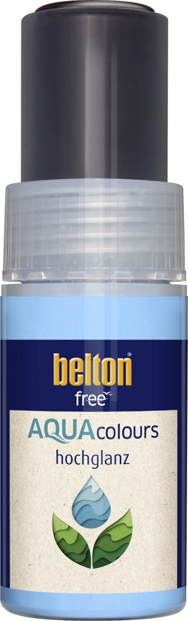 belton free Lackstift AQUAcolours 9 ml tiefschwarz hochglanz