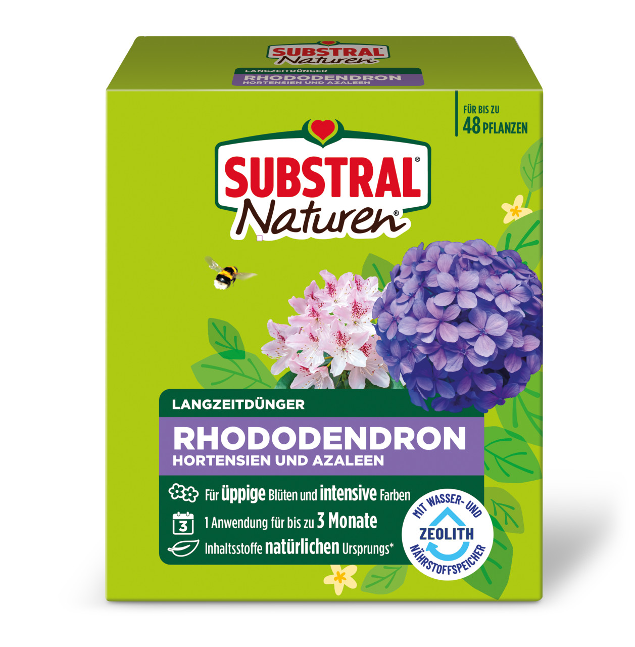 Substral Naturen Langzeitdünger Rhododendron, Hortensien & Azeleen 1,2 kg