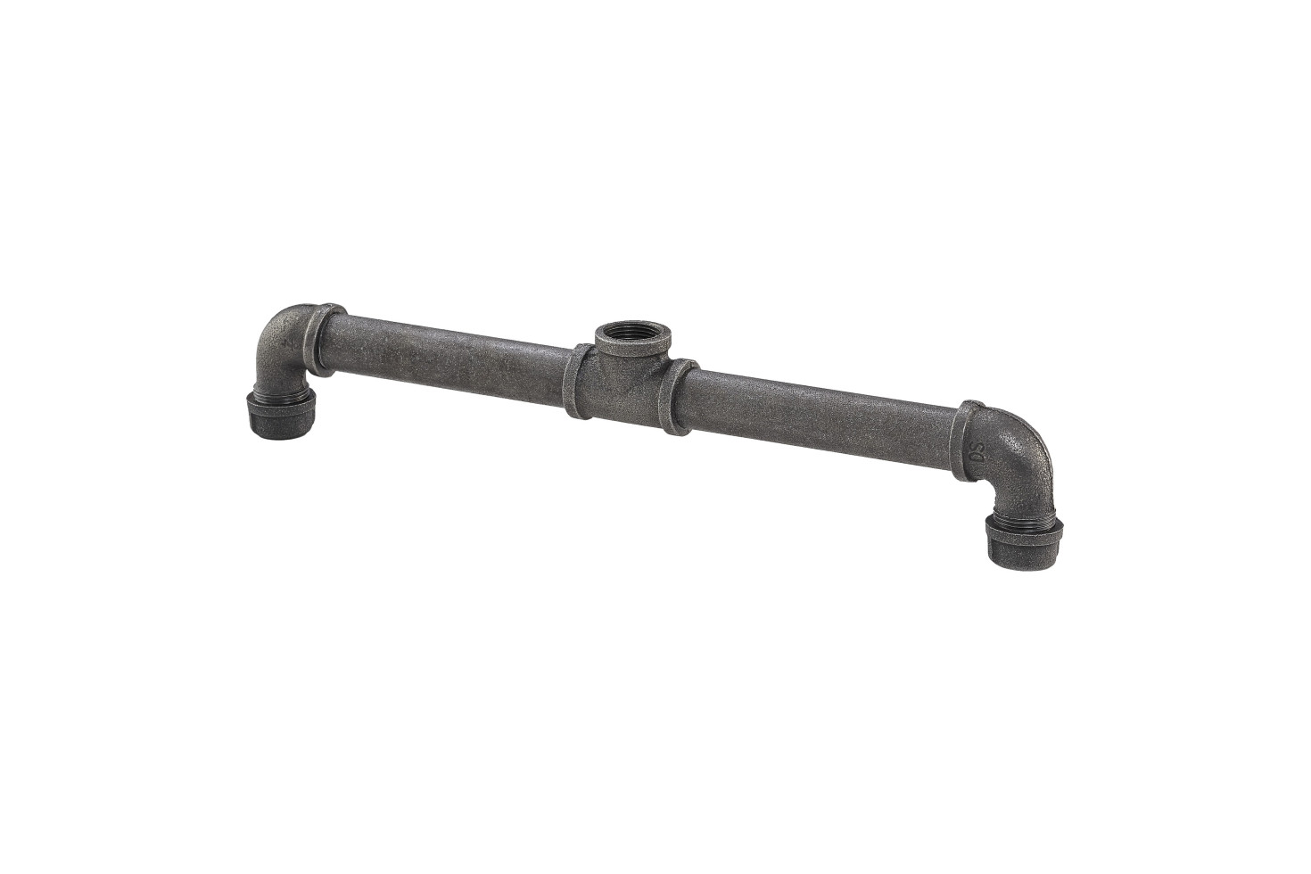 Dolle Dolle Rohrsystem für Regalbau Base 41 x 7,5 cm schwarz eisen