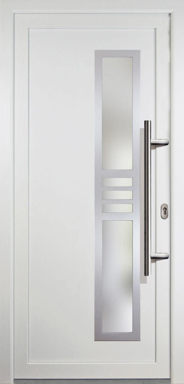 Meeth Haustür Signum Aluminium Modell 53 98 x 208 cm, DIN rechts, weiß
