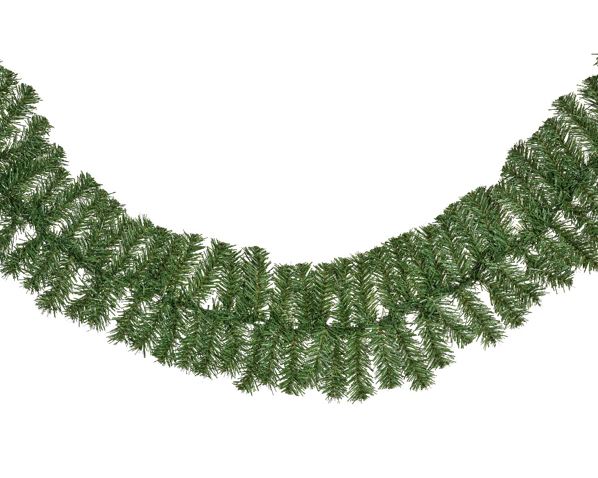 Everlands Imperial Tannengirlande light 270 x 9,5 cm grün für Innen und Außen