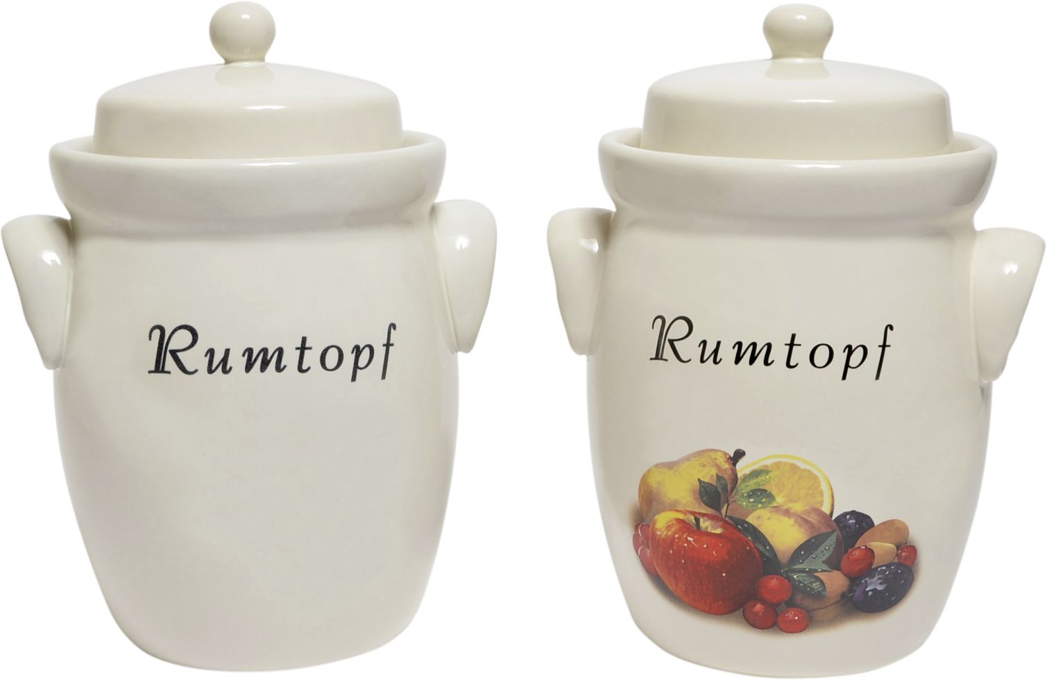 Rumtopf 3,5 L creme / bunt