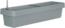 Geli Bewässerungsblumenkasten Viva Kunststoff betongrau 80 cm