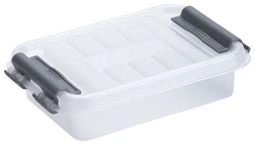 Sunware Aufbewahrungsbox Q-Line 0,2L transparent 11,8 x 7,7 x 3 cm