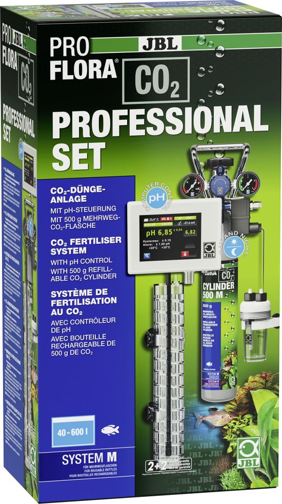 JBL Proflora CO2-Düngeanlage Professional Set M mit CO2 Steuerungscomputer