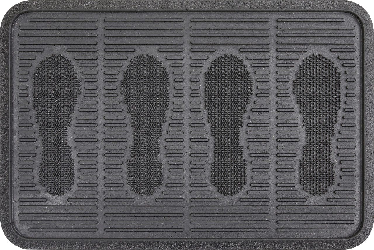 Fußmatte Trittsicher 40 x 60 cm schwarz