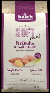 Bosch Hundetrockenfutter Adult Mini Soft 1 kg Perlhuhn & Süßkartoffel