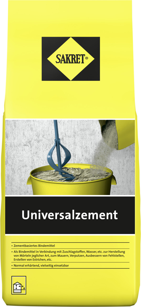 SAKRET Universalzement 5 kg Beutel grau