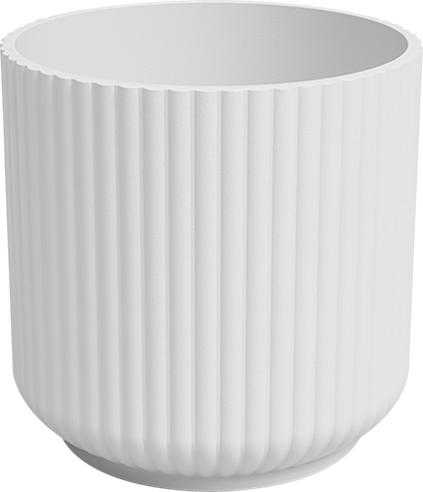 Artevasi Übertopf Luna Keramik weiß matt Ø 14 x 13 cm